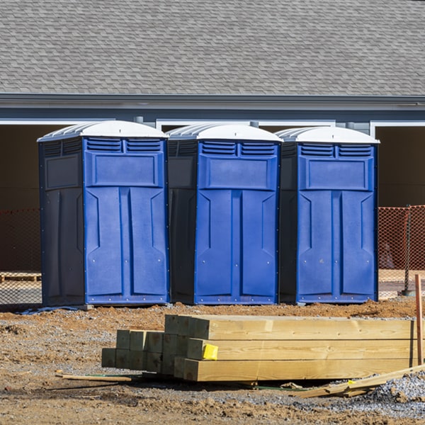 how do you dispose of waste after the portable restrooms have been emptied in Algoma